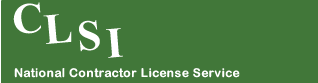 CLSI Contractor License Service